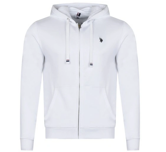 US POLO ASSN. - ΑΝΔΡΙΚΗ ΦΟΥΤΕΡ LUKE 162 64998 52088 100 λευκή μπλούζα