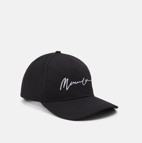 Mennace EMBROIDERED LOGO UNISEX – Cap – Black