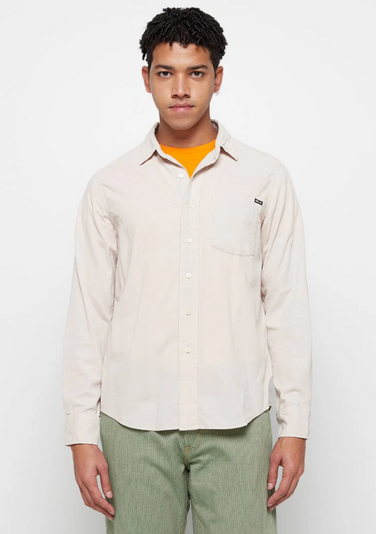 Replay Long Sleeve Shirt / Blouse Sand - Men