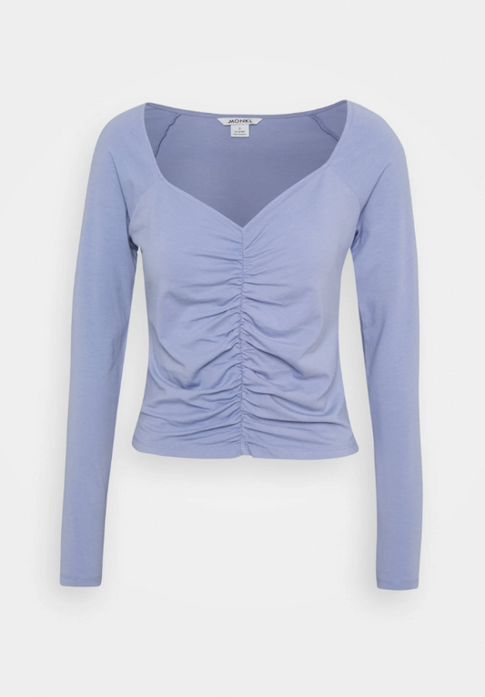 Monki Top Light Blue - Women