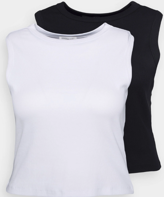 Even&Odd Curvy Top Black - Women