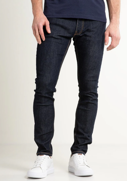 LEE TROUSERS JEANS DENIM MEN'S DARK BLUE