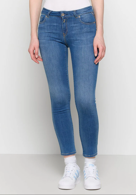Replay Skinny Fit Jeans Blue Women WA429.000.41A603