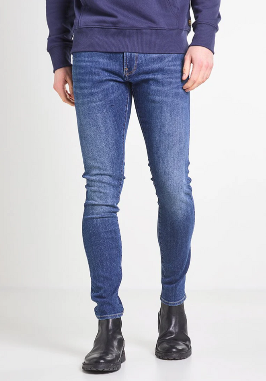 G-STAR 3301 Skinny Jeans, Blue (Medium Aged 51000-c619-071)