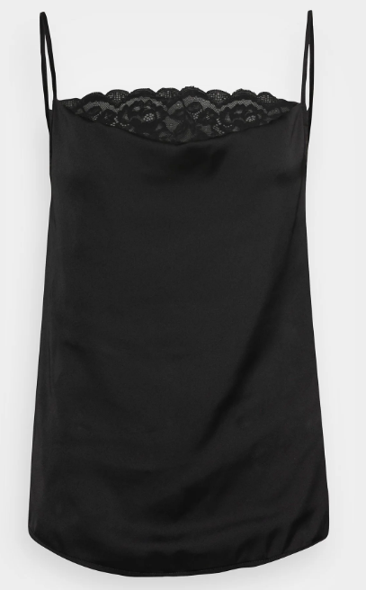 Anna Field Sleeveless Shirt Blouse Black Women